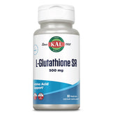 KAL L-Glutatión SR frasco de cápsulas, antioxidante de alta absorción para la salud celular