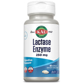 KAL Lactasa Enzima 250 mg: botella líquida para una digestión suave de la lactosa