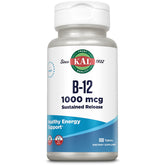 KAL Vitamina B12 1000mcg tableta en caja para energía sostenida