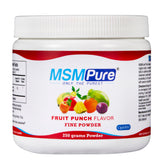 KALA HEALTH MSMPure Fruta Punch Envase, ideal para dosis diaria y conveniencia.