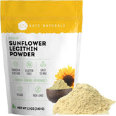 Kate Naturals lecitina de girasol, polvo para hornear mejora la textura de masas