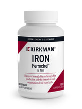 Kirkman Hierro Ferrochel 5 mg - botella: aporte suave de hierro para energía diaria