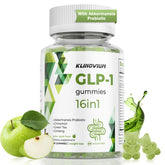Gomitas Klinovium GLP1 en botella para ingesta diaria.