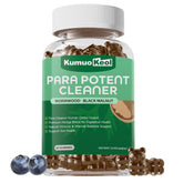 KumuoKeol Detox, botella con nuez negra y ajenjo para apoyar equilibrio intestinal