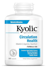 Kyolic Extracto de Ajo Envejecido Fórmula 106 para circulación saludable.