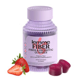 Lemme Fiber Probiotic Gominolas en botella, apoyo digestivo diario.