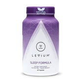 Levium Sleep Formula botella visible para descanso más tranquilo