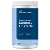 Life Enhancement Memory Upgrade, polvo cítrico en frasco para energía diaria.
