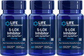 Life Extension 5-LOX inhibidor con AprèsFlex en cápsulas vegetarianas para apoyo al bienestar diario.