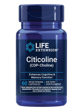 Life Extension Citicolina enfocado en memoria y claridad mental diaria.