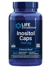 Life Extension Inositol Caps frente al bote, apoyo al equilibrio emocional diario