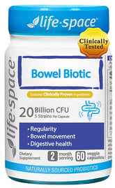 Life-Space Bowel Biotic botellas vertiendo, apoyo diario para la regularidad digestiva