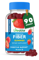 Lifeable gomitas fibra sin azúcar con sabor a baya para apoyo digestivo