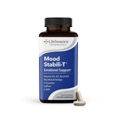 LifeSeasons Mood Stabili-T, botella principal, promueve calma diaria y equilibrio emocional.