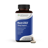 LifeSeasons Rest-ZZZ botella frontal: apoyo suave para conciliar el sueño.
