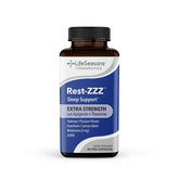LifeSeasons Rest-ZZZ Extra Strength: botella de cápsulas para apoyar el sueño natural