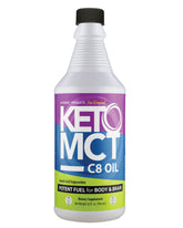 LIFESENSE C8 MCT Aceite, botella frontal, energía estable para el día.