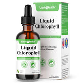 LIQUIDHEALTH Drops: botella vertiendo para apoyar detox e higiene interna
