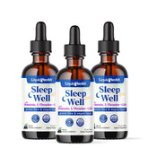 LIQUIDHEALTH Sleep Well: gotas en bote para un inicio de sueño suave.