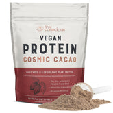 Live Conscious Cosmic Cacao, proteina vegetal cremosa para recuperación tras entreno.
