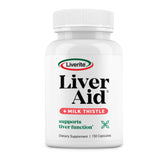 LIVERITE Liver Aid en botella con etiqueta para apoyo diario