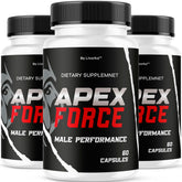 LIVORKA Apex Force: botella con 60 cápsulas, dosis diaria para vitalidad sostenida.