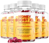 Gomitas LIVORKA Honey Boost XL en envase, consumo diario cómodo para energía sostenida.
