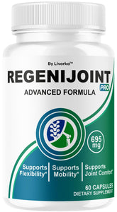 LIVORKA RegeniJoint, envase visible, cápsulas para uso diario.