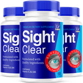 LIVORKA Sight Clear: botella de cápsulas para apoyo visual diario y enfoque sostenido.