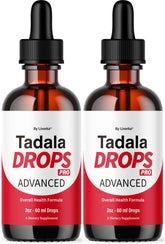 Livorka Tadala Drops Pro, vista frontal de botella para uso diario.