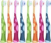 55Dental Lix giraffa: cepillo infantil con cerdas suaves para uso diario.