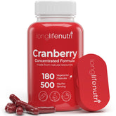 LongLifeNutri arándano extracto, bote de 500 mg, uso diario