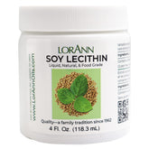 LorAnn Oils Lecitina líquida, bote de 4 oz, emulsiona chocolate y mejora la textura.