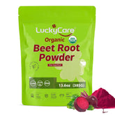 Luckycare Polvo de Remolacha Orgánica en botella para energía diaria