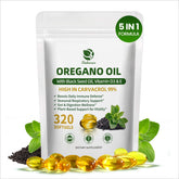 Lukaree Aceite de oregano 99% carvacrol, apoyo respiratorio diario.
