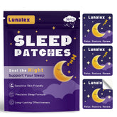 Parches Lunalex: empaque visible para sueño nocturno sin esfuerzo.