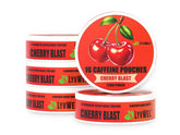 LyvWel empaque de 5 paquetes con cafeína 72 mg sabor Cereza Blast.