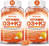 Maennyliy gominolas D3 K2 sabor naranja, apoyo a la absorción de calcio