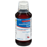 Major acetaminofén líquido, botella 8oz, alivio temporal del dolor y fiebre.