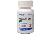 MAJOR Bisacodyl 5 mg, empaque frontal, fácil identificación para uso rápido.