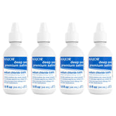 MAJOR Deep Sea Saline: botella 4-pack para alivio suave de la nariz.