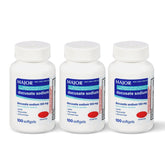 MAJOR Docusate Sodium 100 mg cápsulas suaves en botella para estreñimiento ocasional