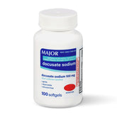 MAJOR Docusato de sodio 100 mg: empaque visible para compra fácil y uso diario.