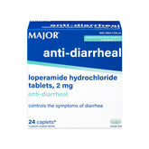 MAJOR loperamida 2 mg en empaque, fácil de identificar para compra rápida
