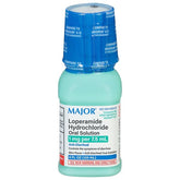 MAJOR loperamida clorhidrato: botella de solución oral para diarrea ocasional.