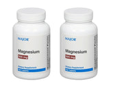 MAJOR Magnesio 500 mg – comprimidos para uso diario, apoyo a funciones corporales básicas.