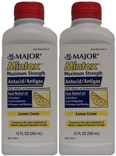MAJOR Mintox botella frontal con alivio rápido de molestias digestivas