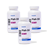 MAJOR Omega-3, botella con cápsulas suaves para ingesta diaria.