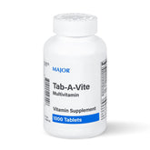 MAJOR Tab-A-Vite tabletas multivitamínicas para apoyo nutricional diario.