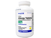 MAJOR tabletas alergia en blister; alivio temporal de estornudos y secreción nasal.